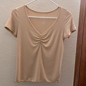 American Eagle, Small, Yellow + White T